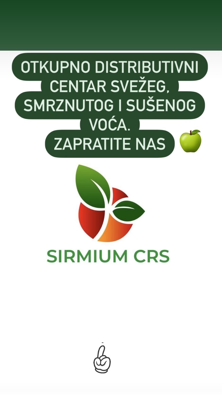 SirmiumCRS - Otkupno distributivni centar svežeg, smrznutog i sušenog voća